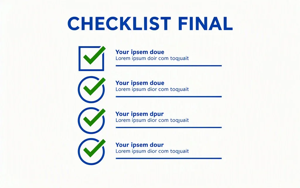 Checklist final antes de enviar o curriculo
