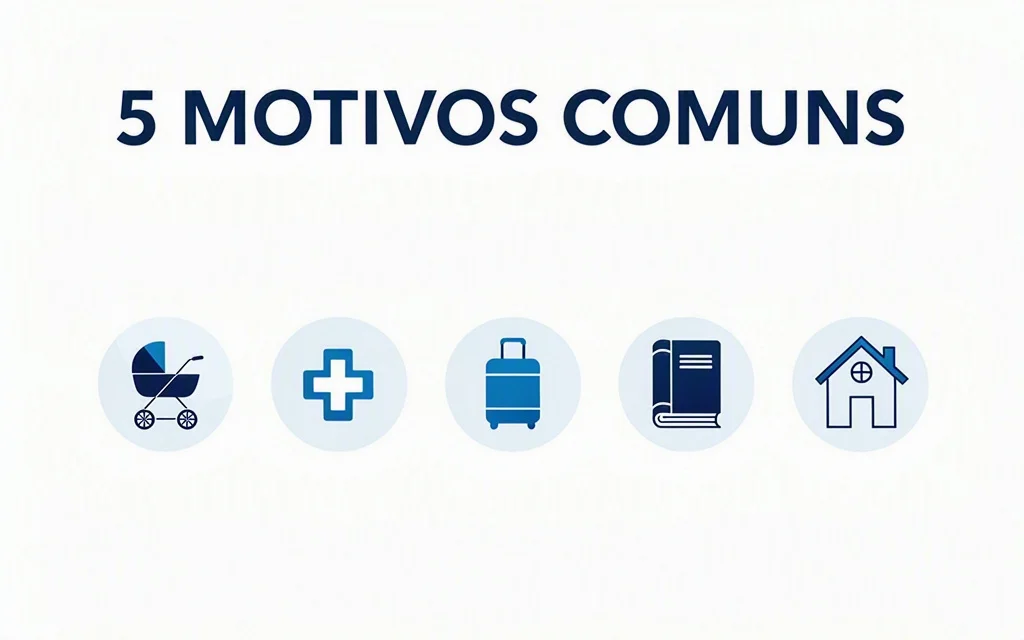 Cinco motivos comuns para ficar fora do mercado de trabalho