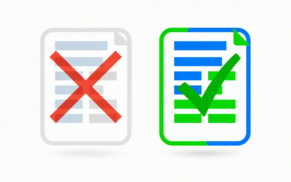 Comparação lado a lado entre um currículo genérico e um currículo adaptado para a vaga