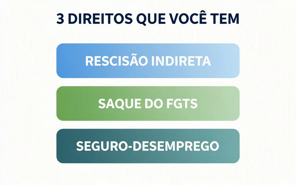 Tres direitos que voce ganha em rescisao indireta