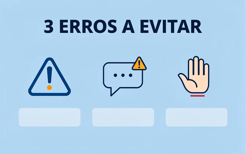 Tres erros que eliminam candidatos em entrevista
