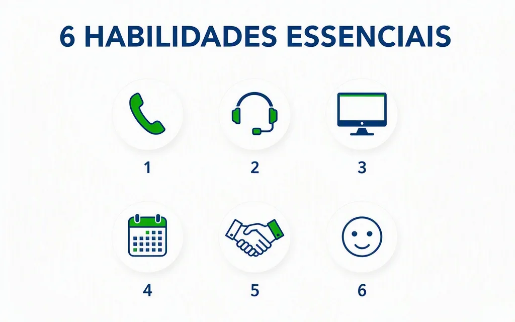Seis habilidades essenciais para recepcionista