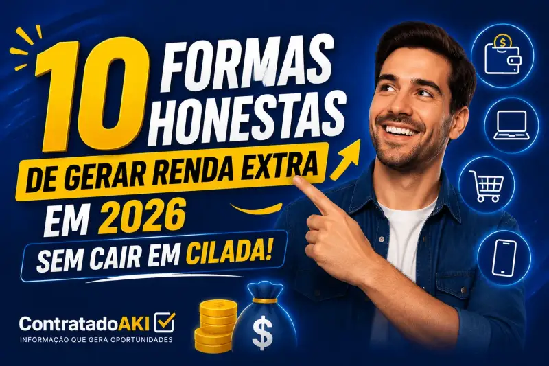 10 formas honestas de gerar renda extra em 2026 sem cair em cilada