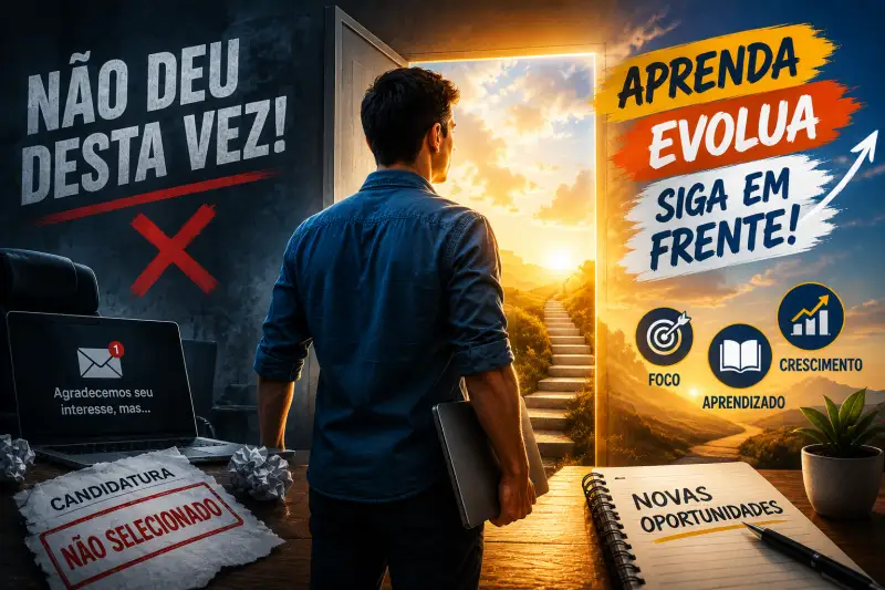 Como lidar com a rejeição em processos seletivos sem perder a motivação
