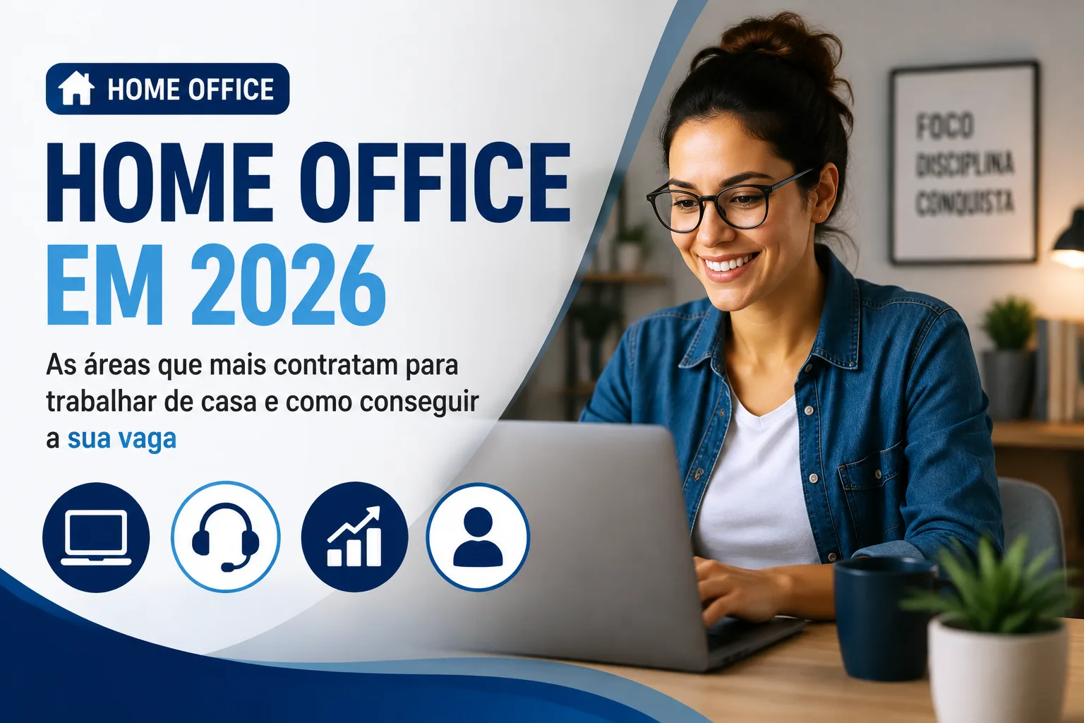 Home office em 2026: as áreas que mais contratam para trabalhar de casa e como conseguir a sua vaga