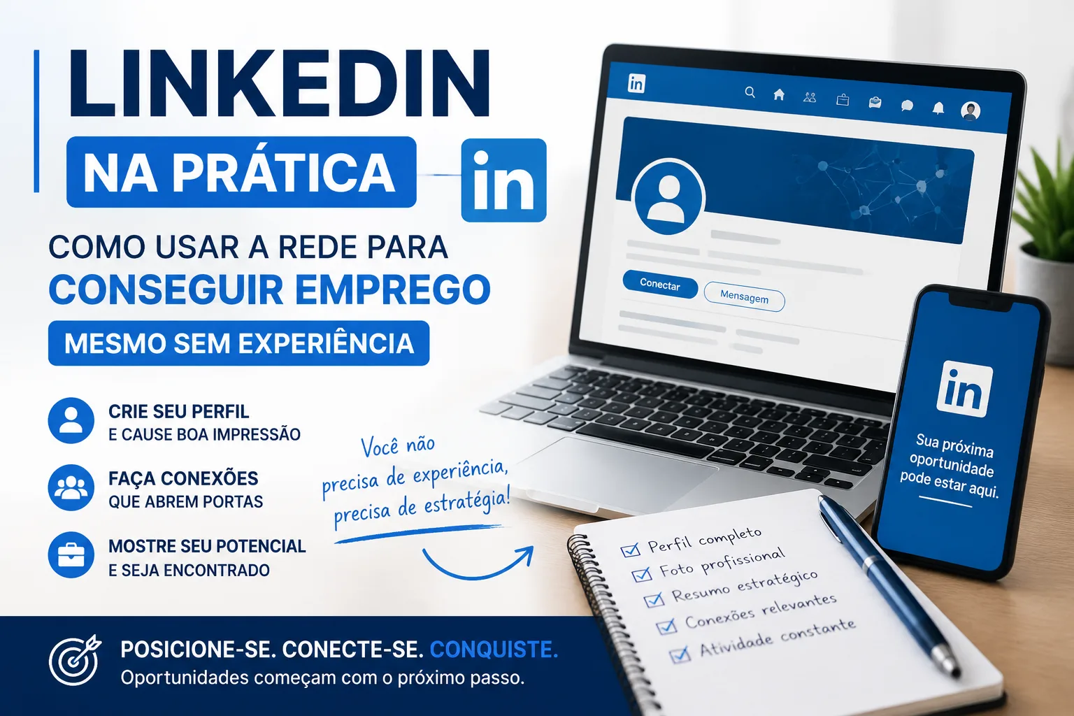 LinkedIn na prática: como usar a rede para conseguir emprego mesmo sem experiência