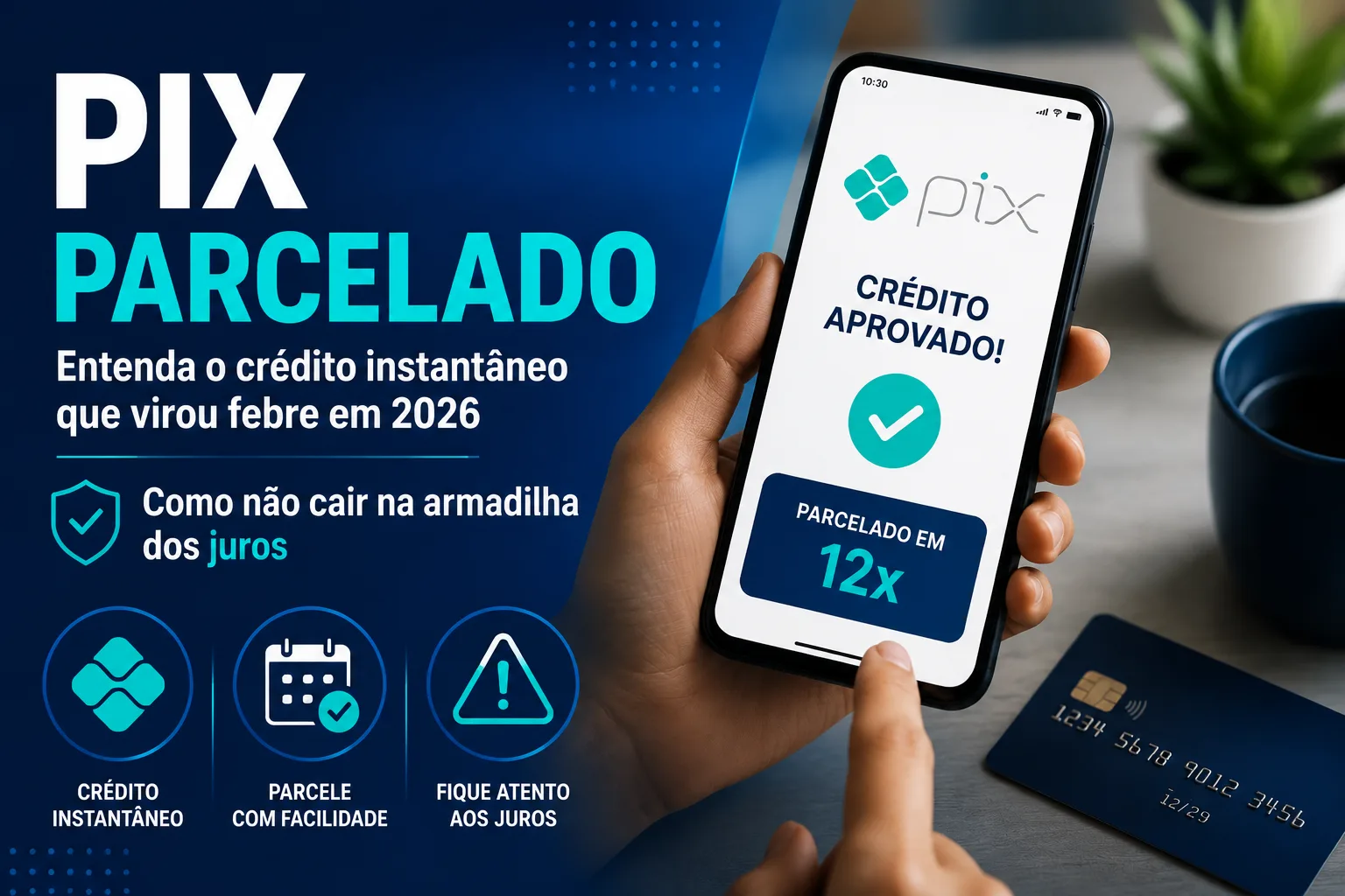 Pix Parcelado: entenda o crédito instantâneo que virou febre em 2026 e como não cair na armadilha dos juros